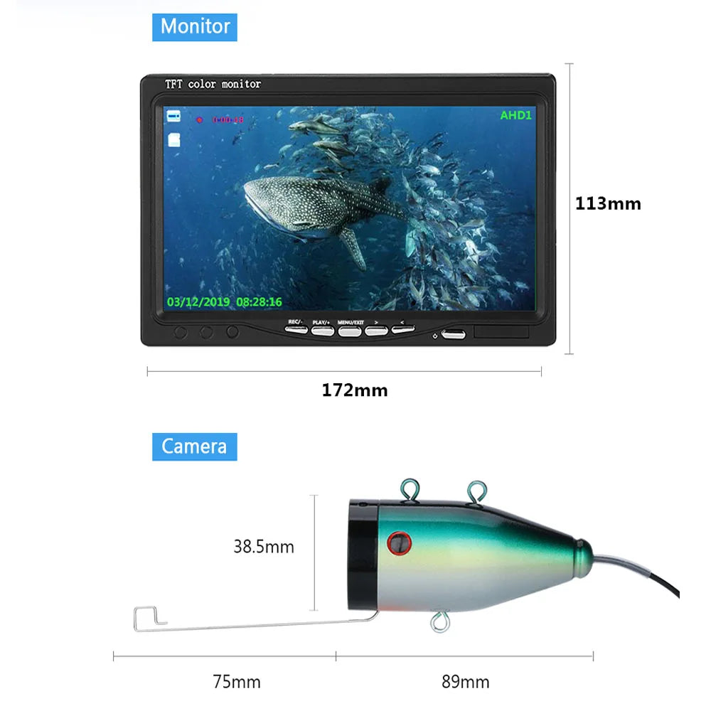 7inch Color LCD Fish Finder Underwater Fishing Camera