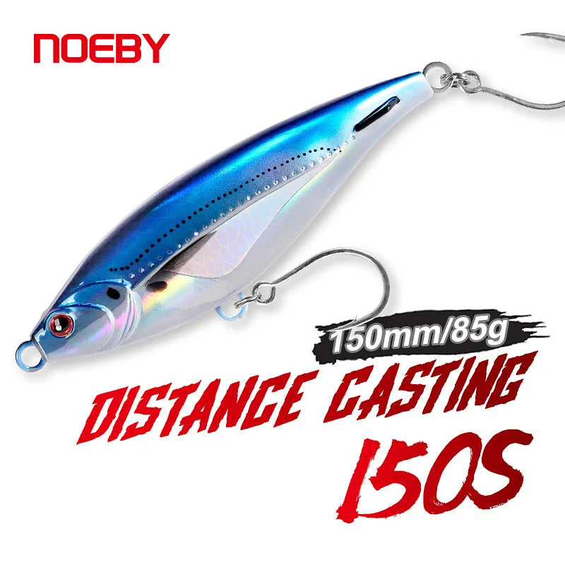 Noeby Sinking Stickbait Fishing Lure 150mm 85g Long Casting Pencil Lure Artificial Hard Bait for Saltwater Fishing Lures