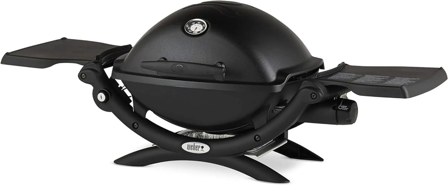 Liquid Propane Grill, Black  charcoal stove