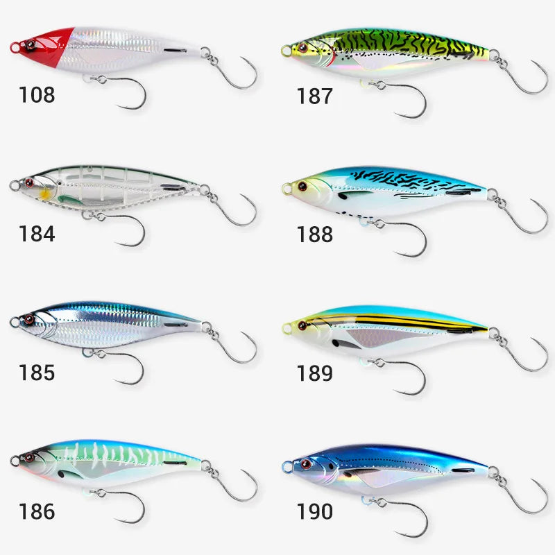 Noeby Sinking Stickbait Fishing Lure 150mm 85g Long Casting Pencil Lure Artificial Hard Bait for Saltwater Fishing Lures