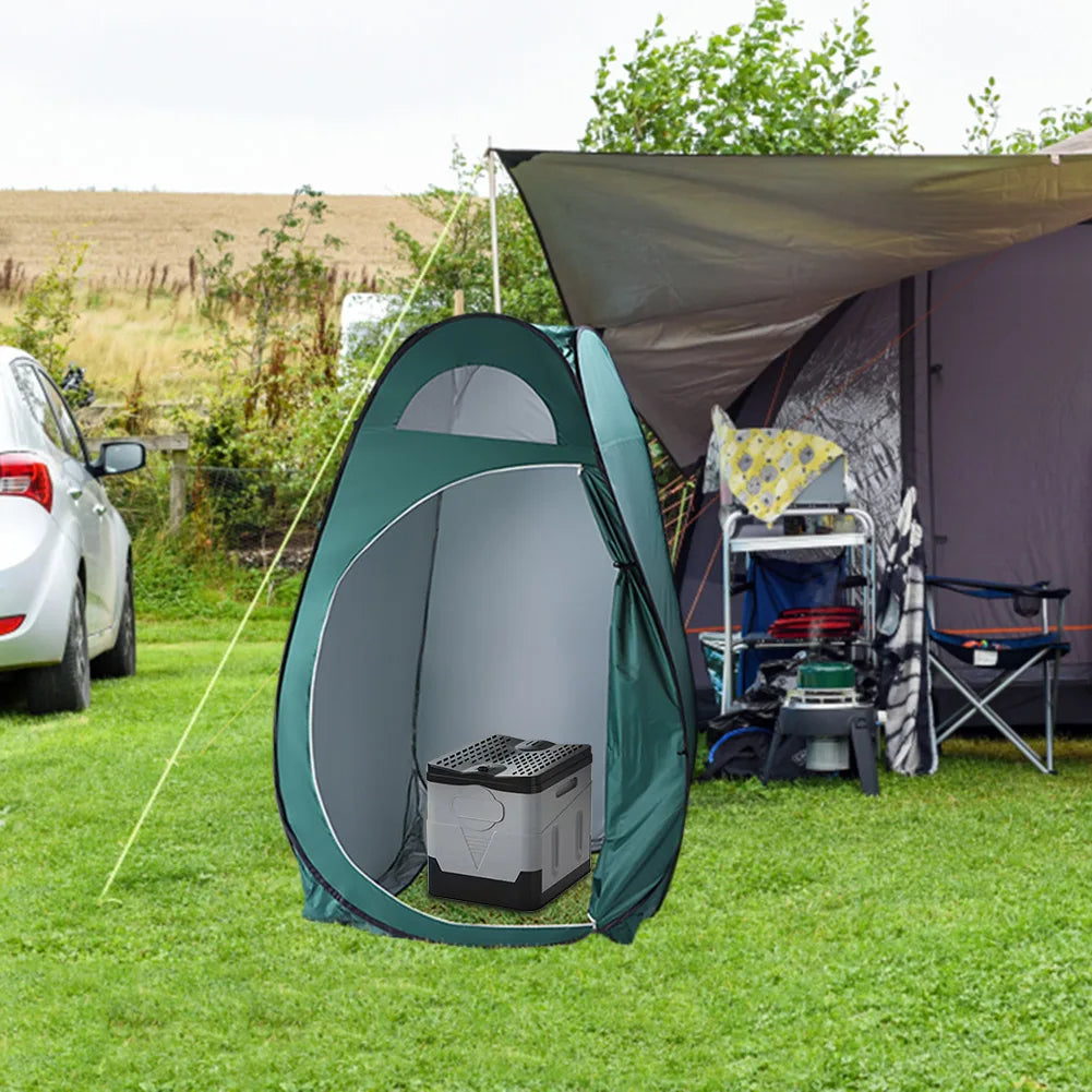 Camping Folding Toilet Movable Car Toilet Bucket Portable Trash Can Car Emergency Self-driving Travel Portable Outdoor Toilet