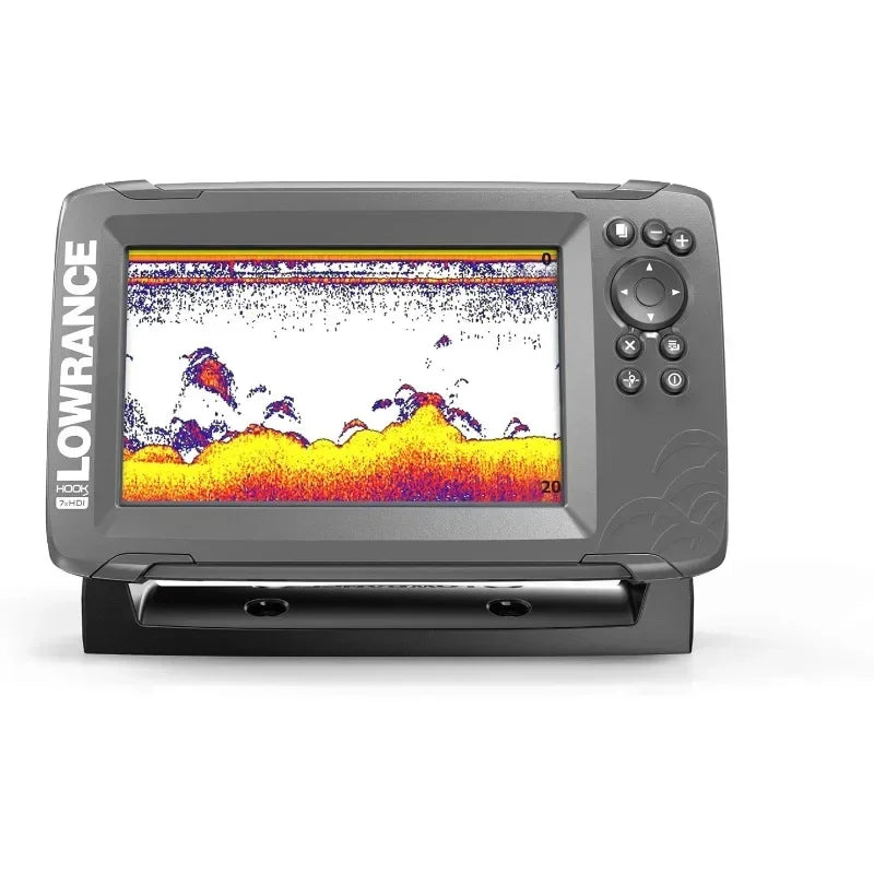 7-inch Fish Finder with SplitShot Transducer and GPS Plotter under water camera for fishing