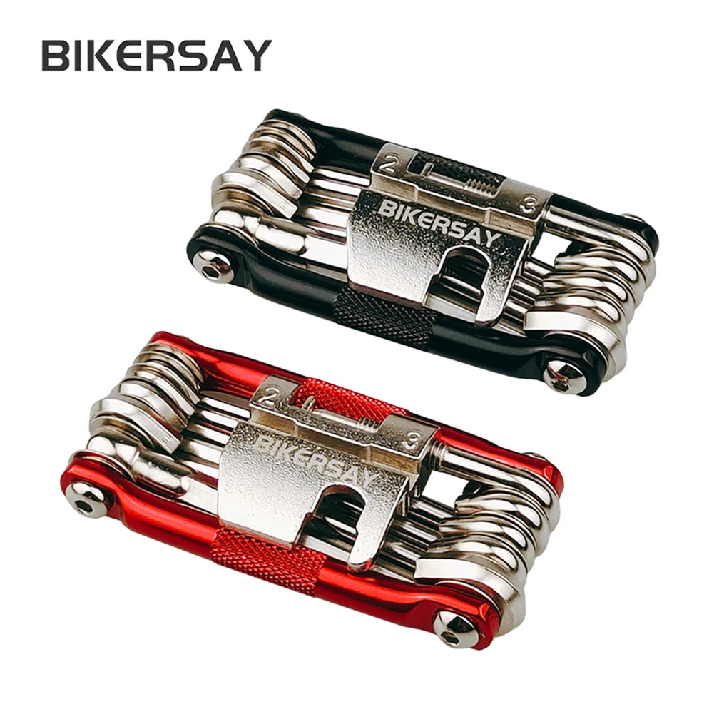 Aluminum Alloy Bike Multi Repair Tools Kit Portable Maintenance Accessories