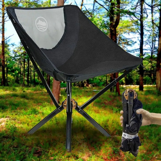 Portable Chair - Lightweight Folding Chair for Camping - Supports 300 Lbs - Perfect for Outdoor Adventures