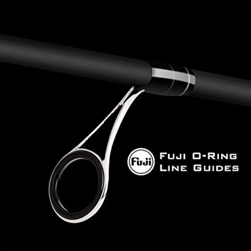 KastKing Perigee II Fishing Rods - Fuji O-Ring Line Guides, 24 Ton Carbon Fiber Casting and Spinning Rods - Two Pieces