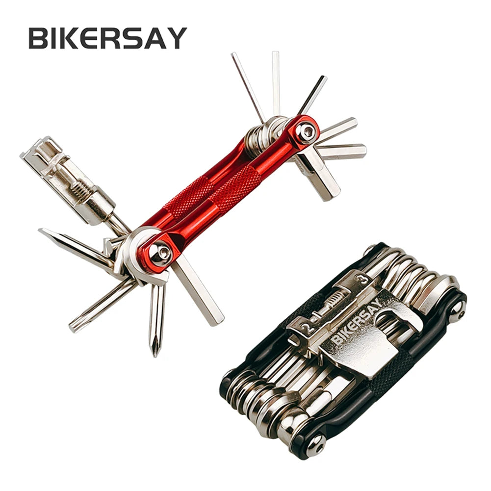 Aluminum Alloy Bike Multi Repair Tools Kit Portable Maintenance Accessories